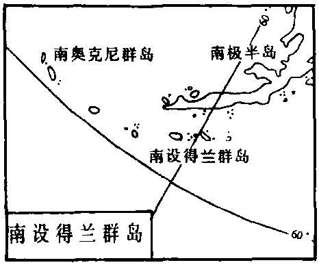 南设得兰群岛地图图片